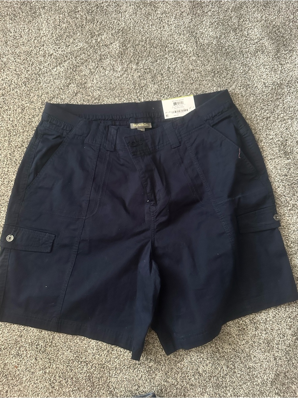 Style & Co. Navy Women's Cargo Shorts